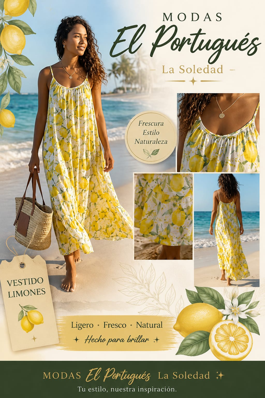 VESTIDO LIMONES 