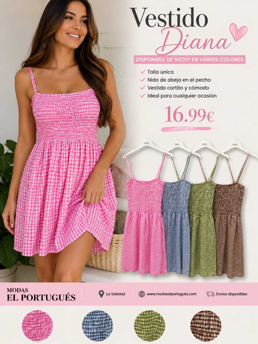 VESTIDO DIANA VICHI 