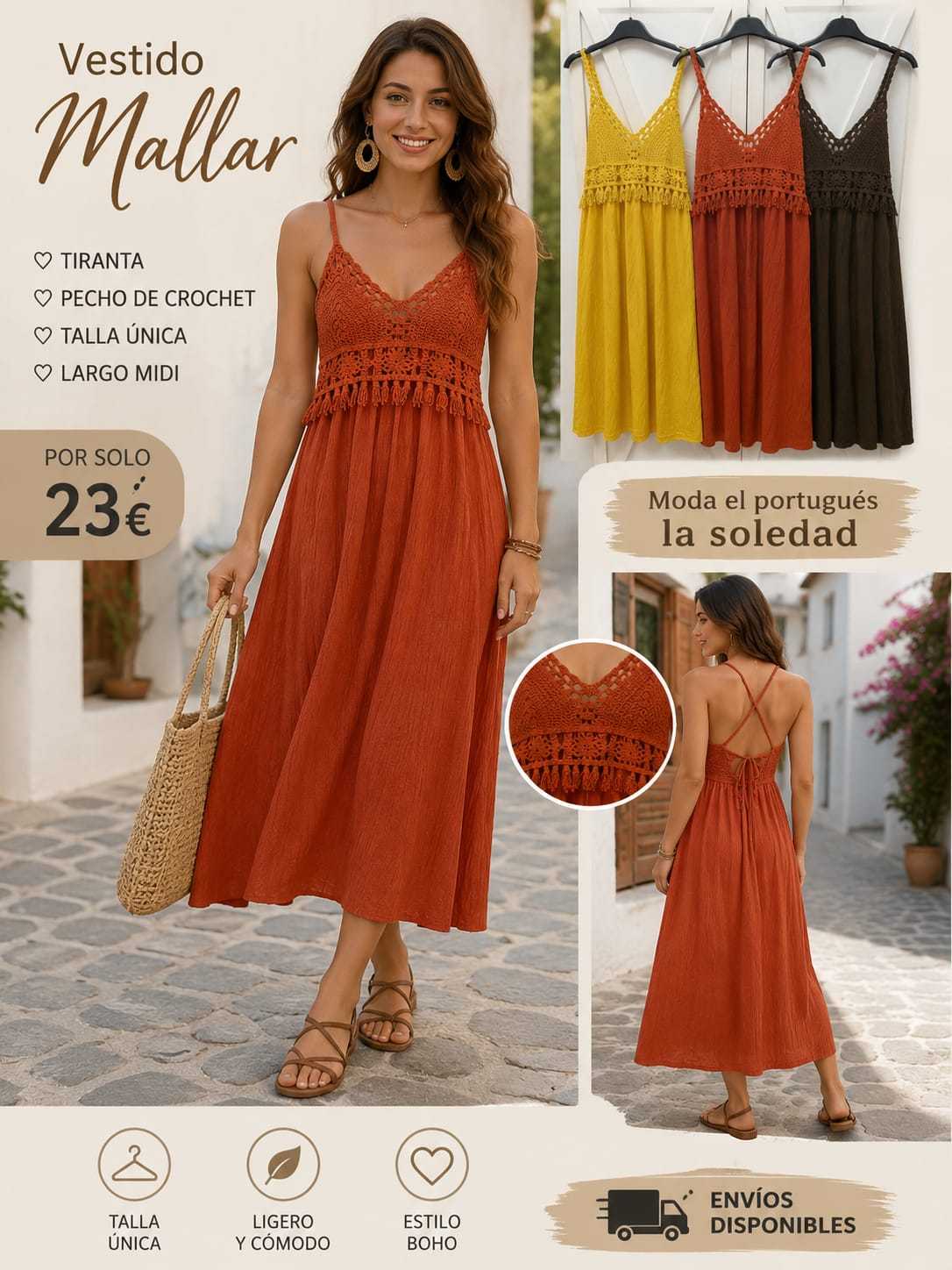 VESTIDO MALLAR 