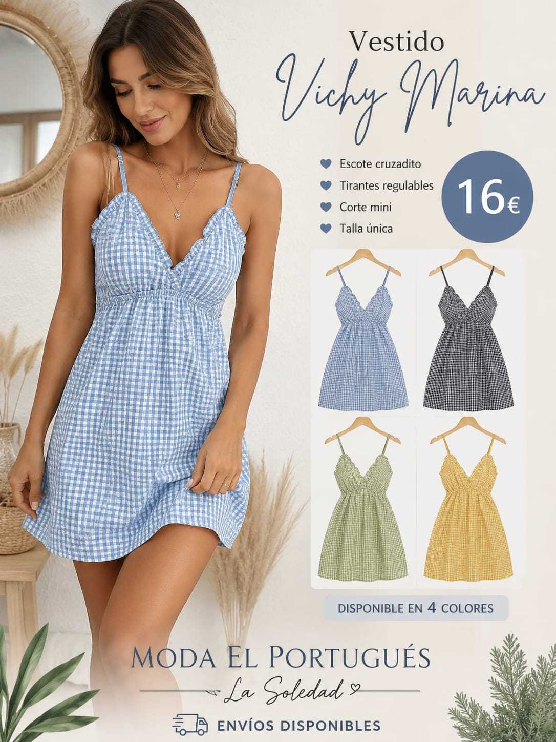 VESTIDO MARINA VICHI 