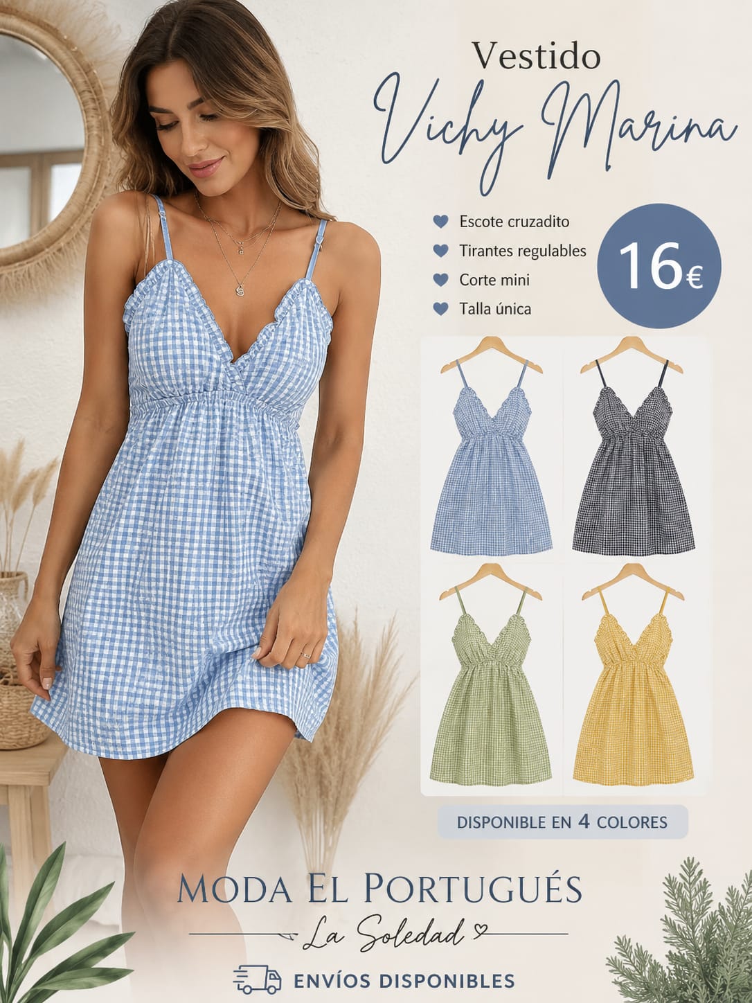 VESTIDO MARINA VICHI 