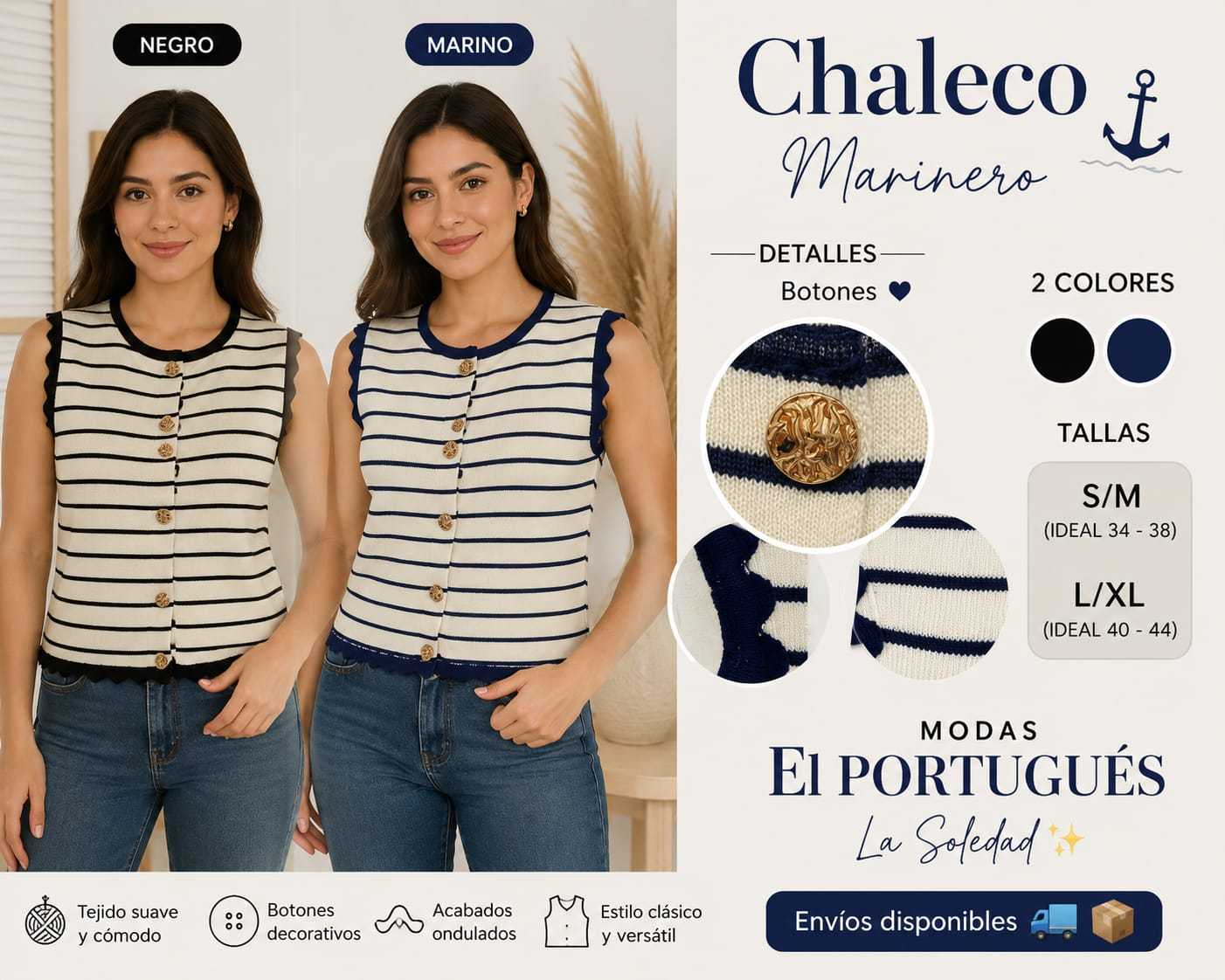 CHALECO MARINERO 