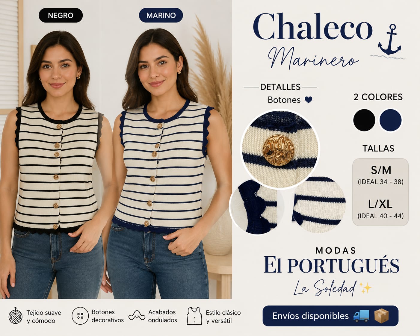 CHALECO MARINERO 