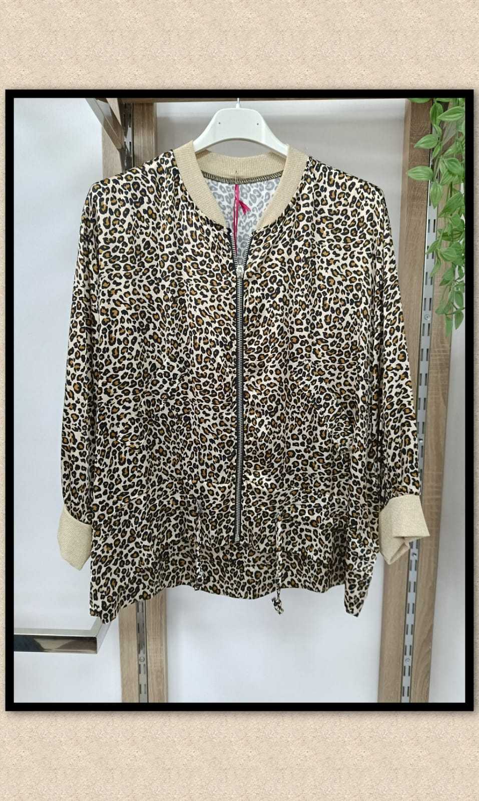 BOMBERS LEOPARDO RASO