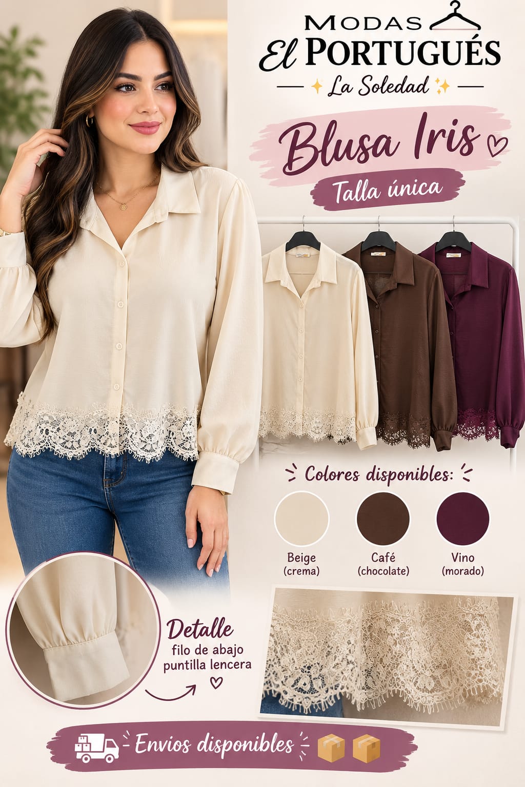 BLUSA IRIS RASO