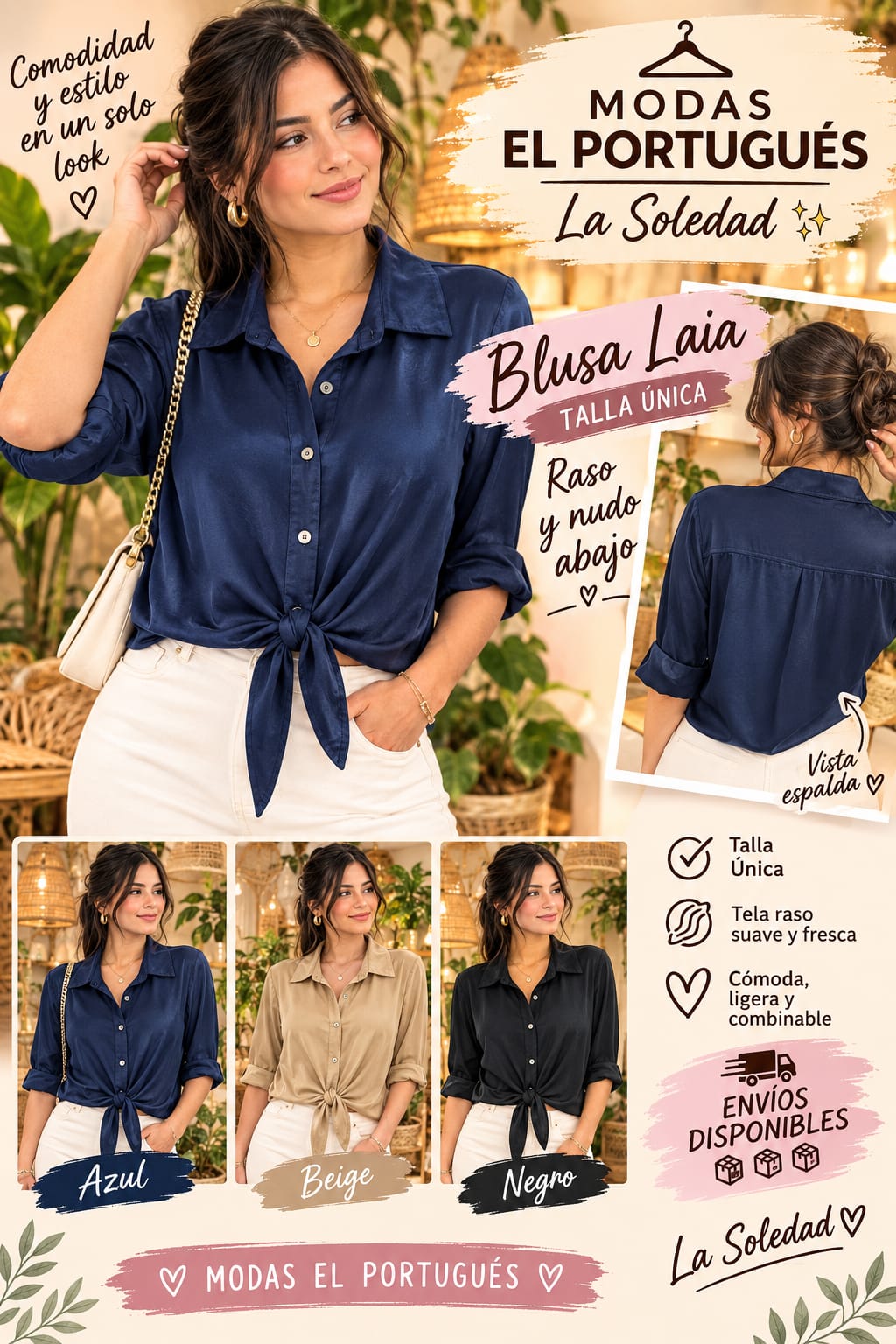 BLUSA LAIA RASO 