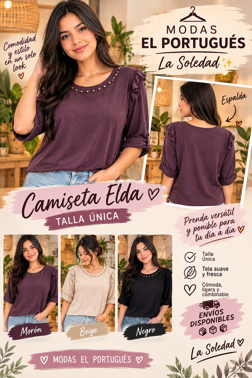 CAQMISETA ELDA 