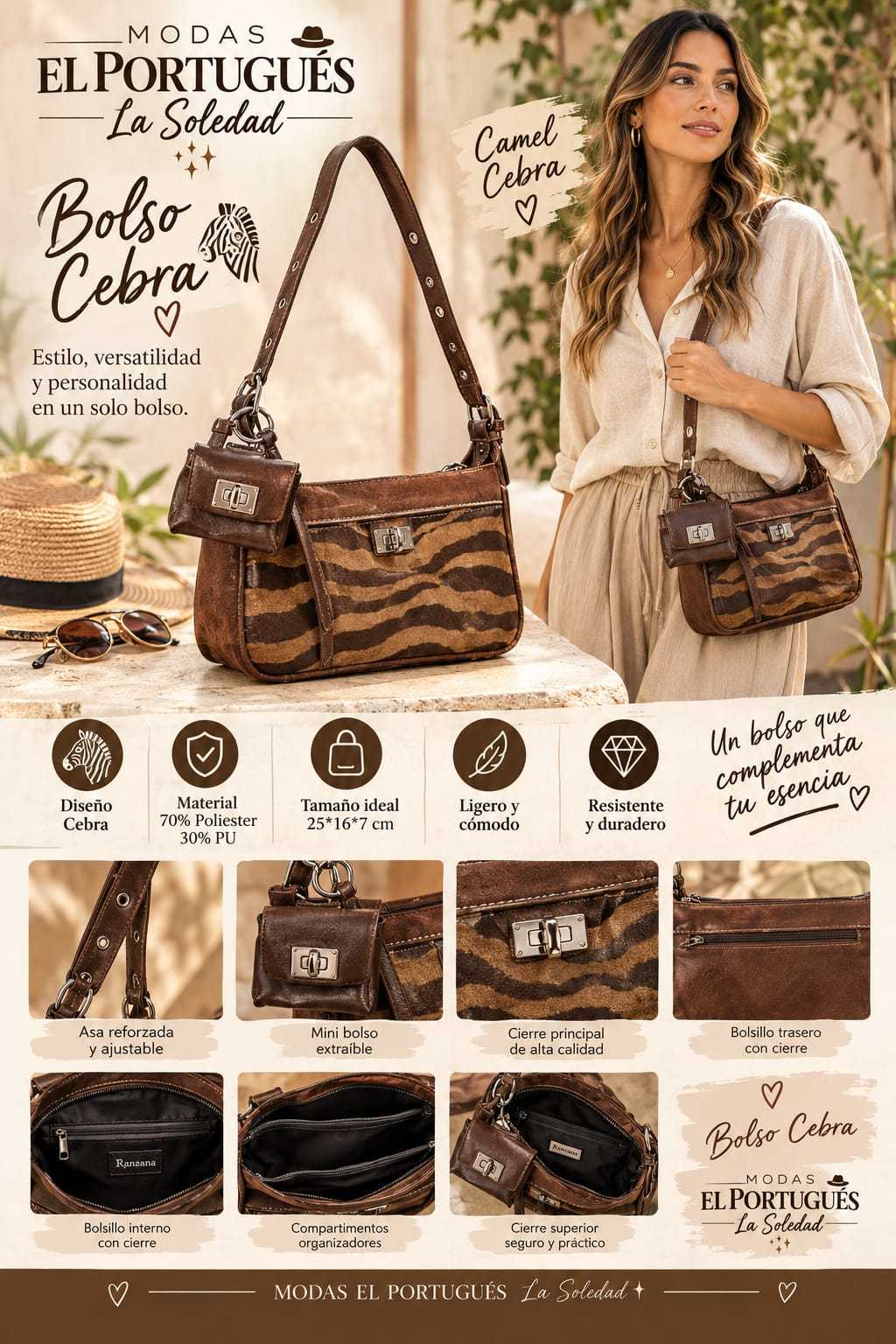 BOLSO CEBRA 