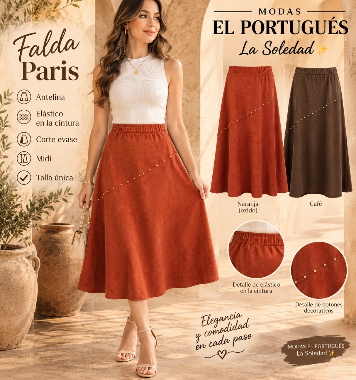 FALDA PARIS ANTELINA 
