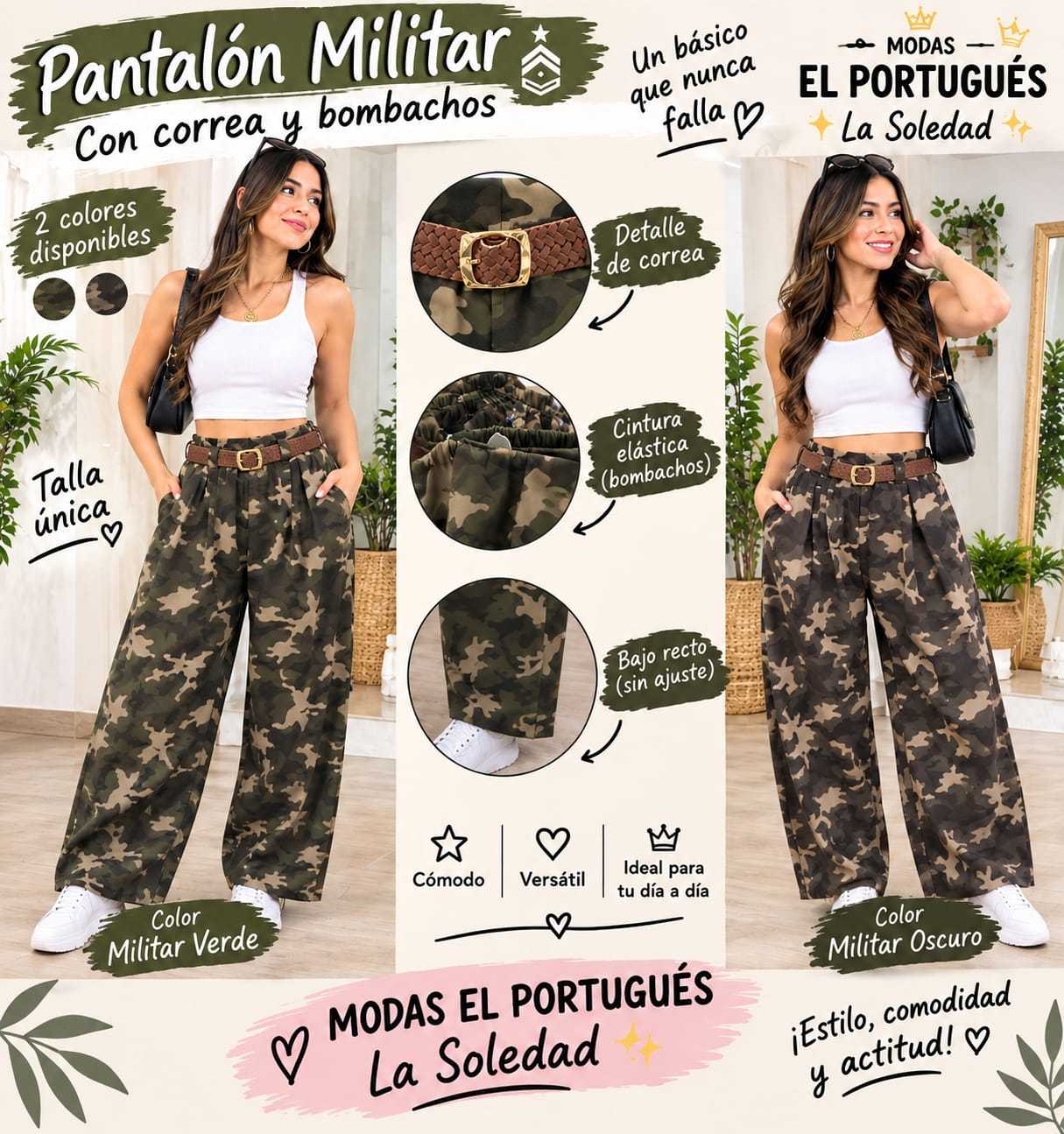 PANTALON MILITAR 