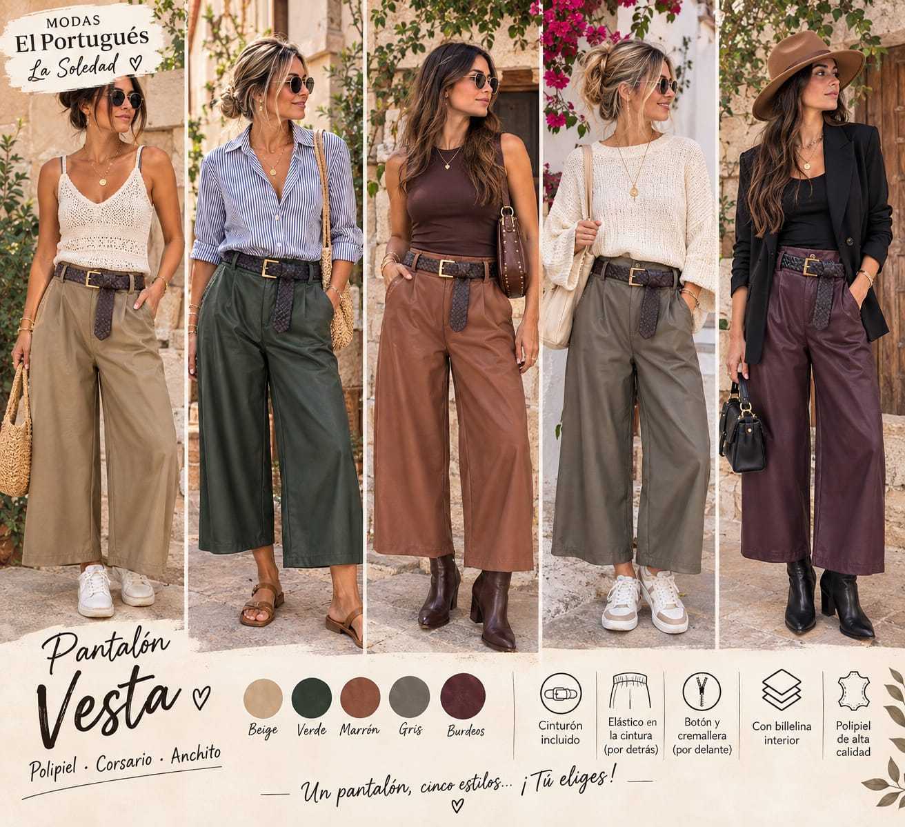 PANTALON VESTA POLIPIEL