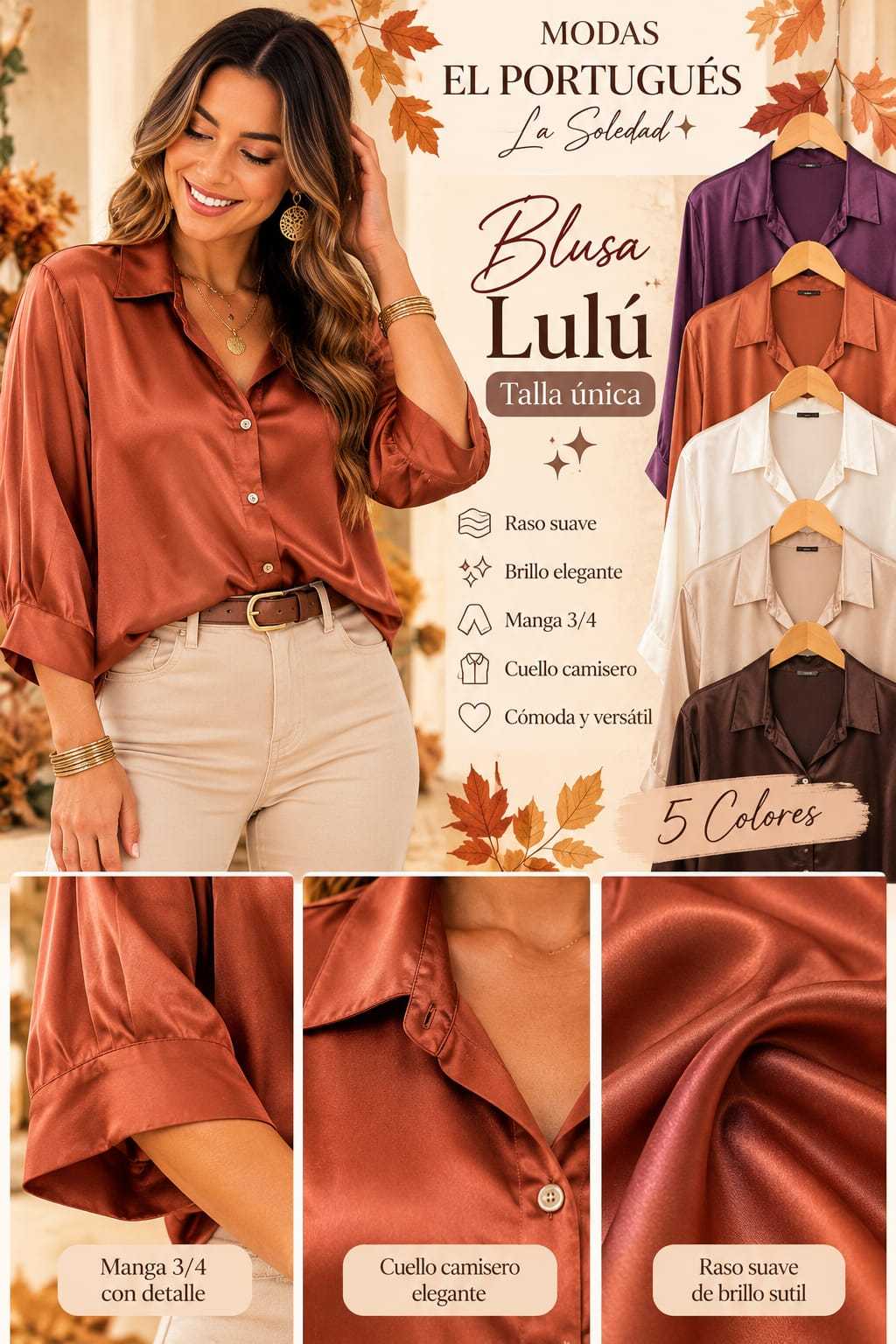 BLUSA LULÚ RASO 
