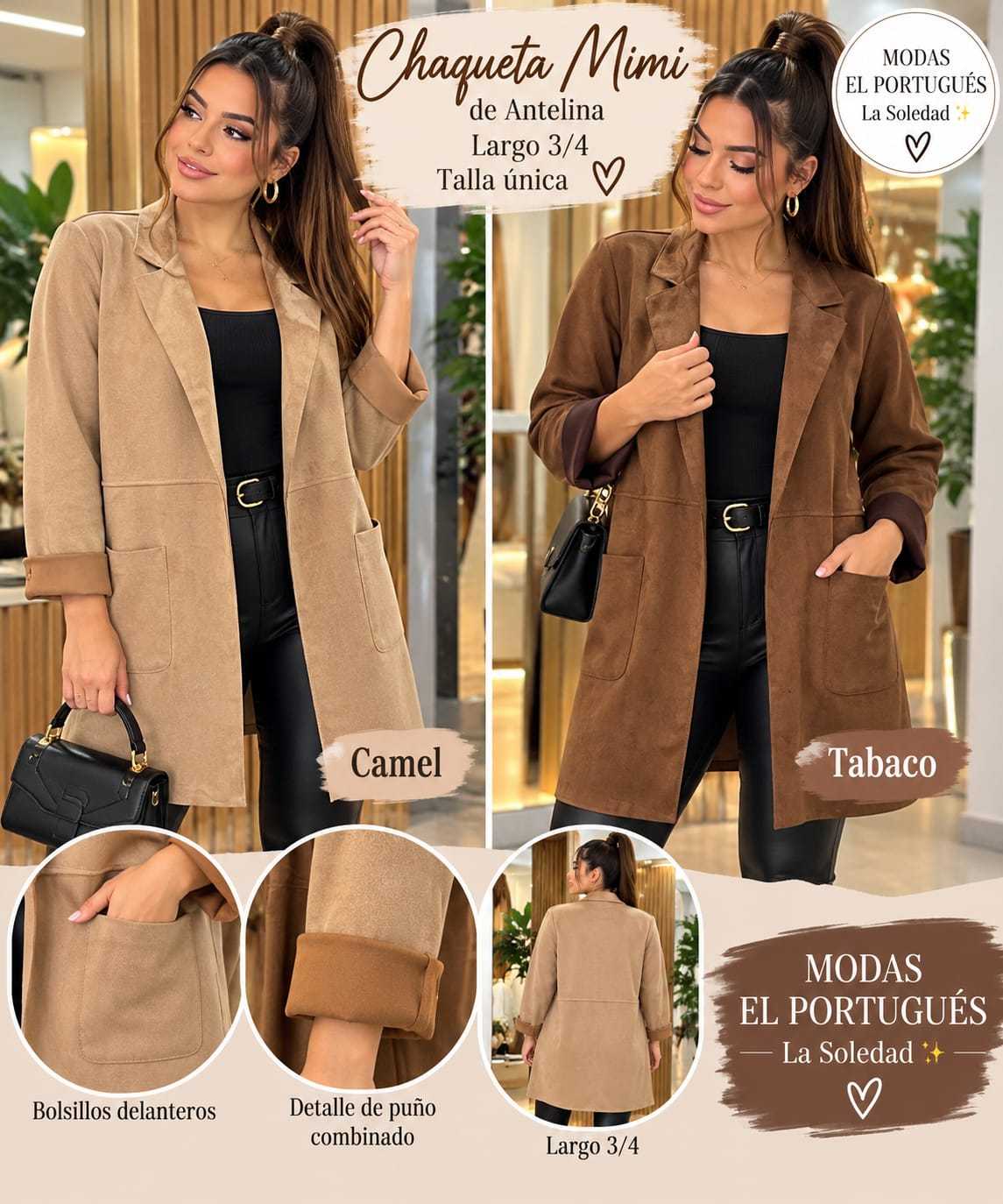 CHAQUETA MIMI ANTE 