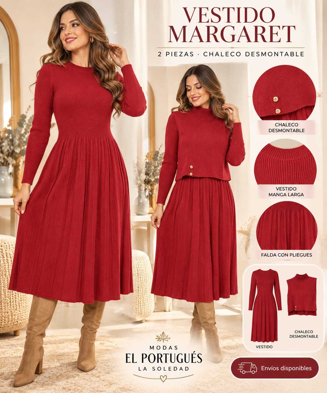 VESTIDO MARGARET LANA