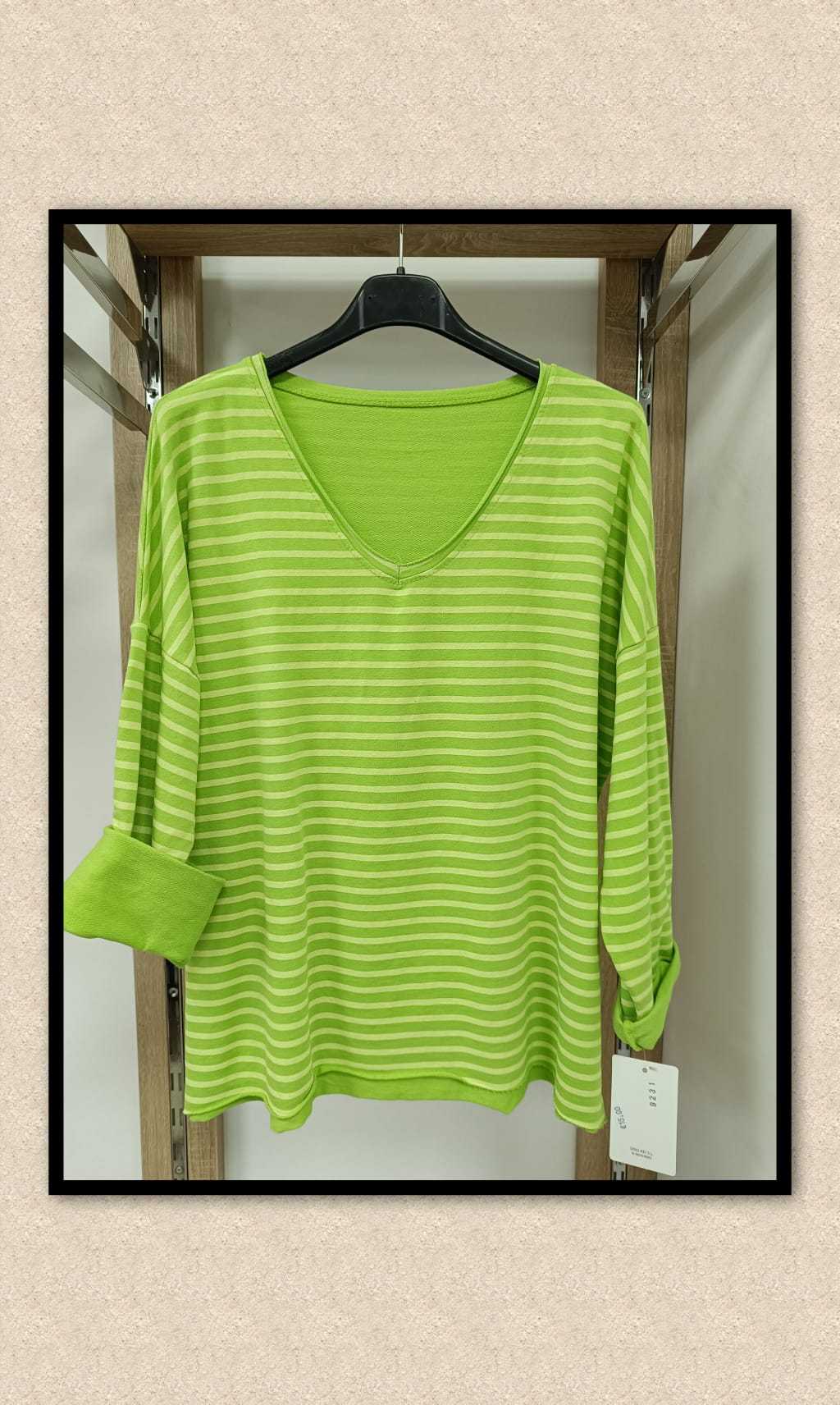 SUDADERA RAYAS PICO