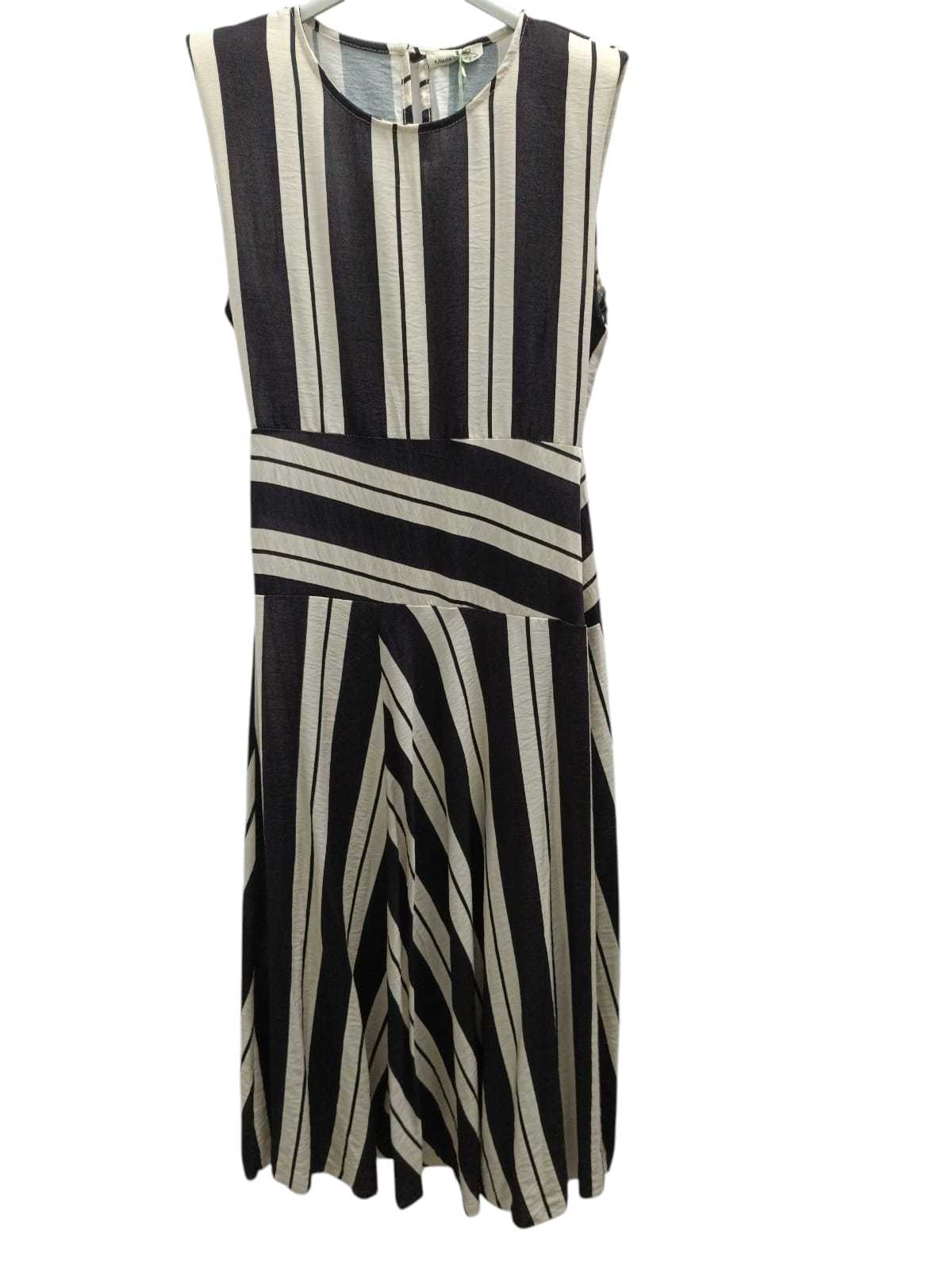 VESTIDO RAYAS MIDI