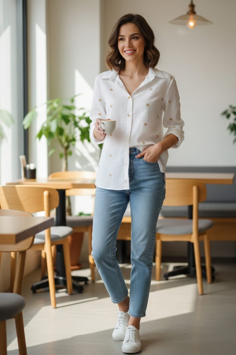 BLUSA CATI LUNAR ORO