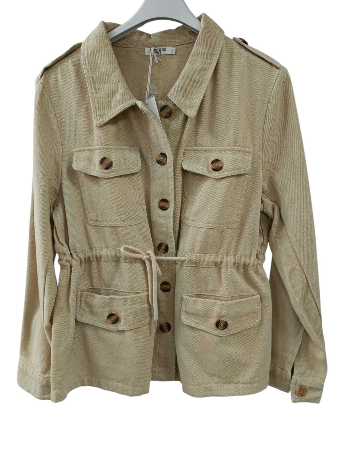 CHAQUETA LONETA BORDADA 