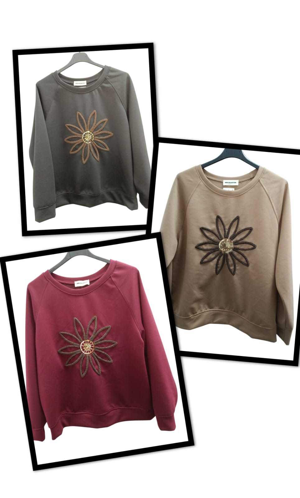 SUDADERA FLOR 