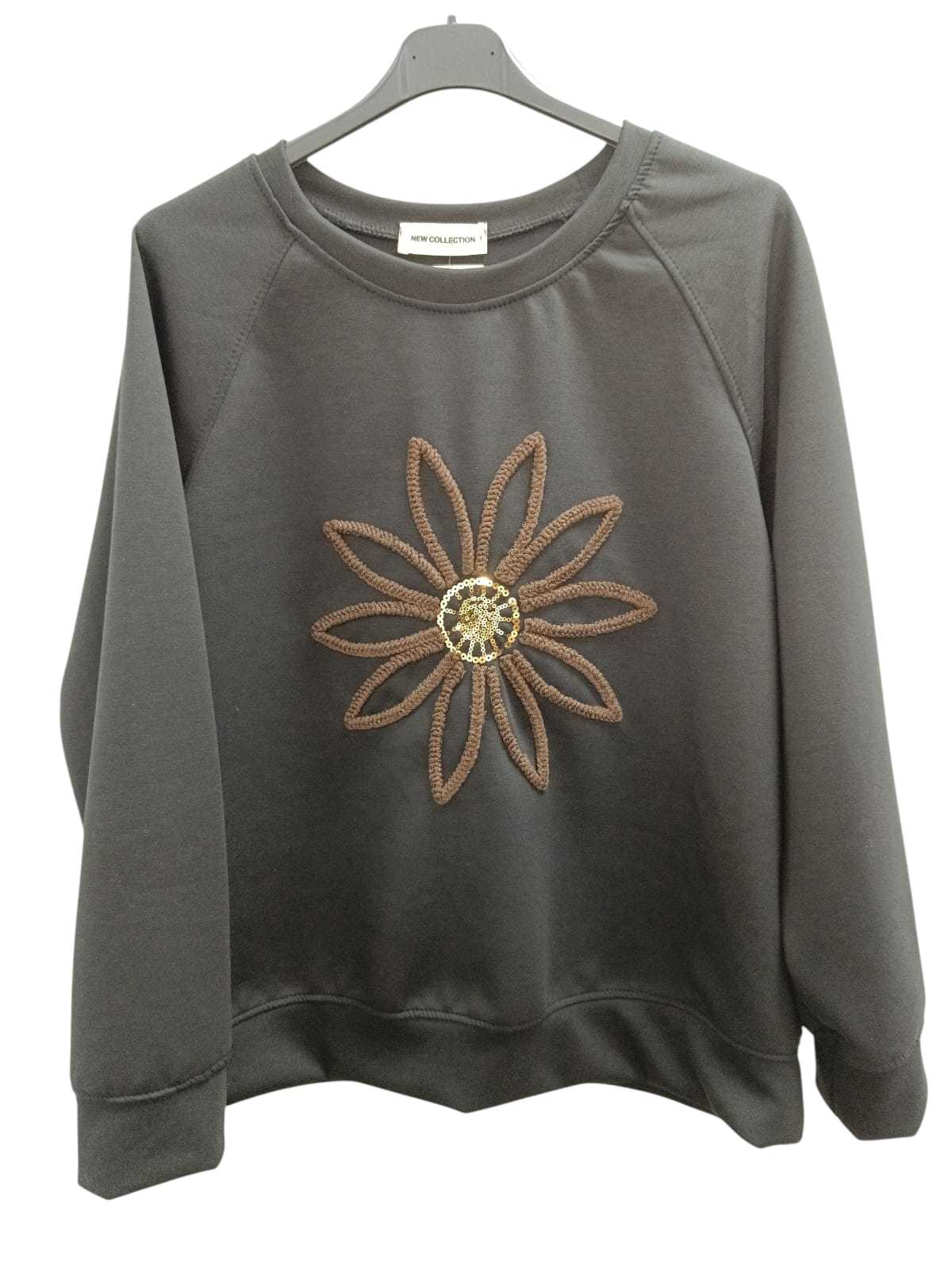 SUDADERA FLOR 