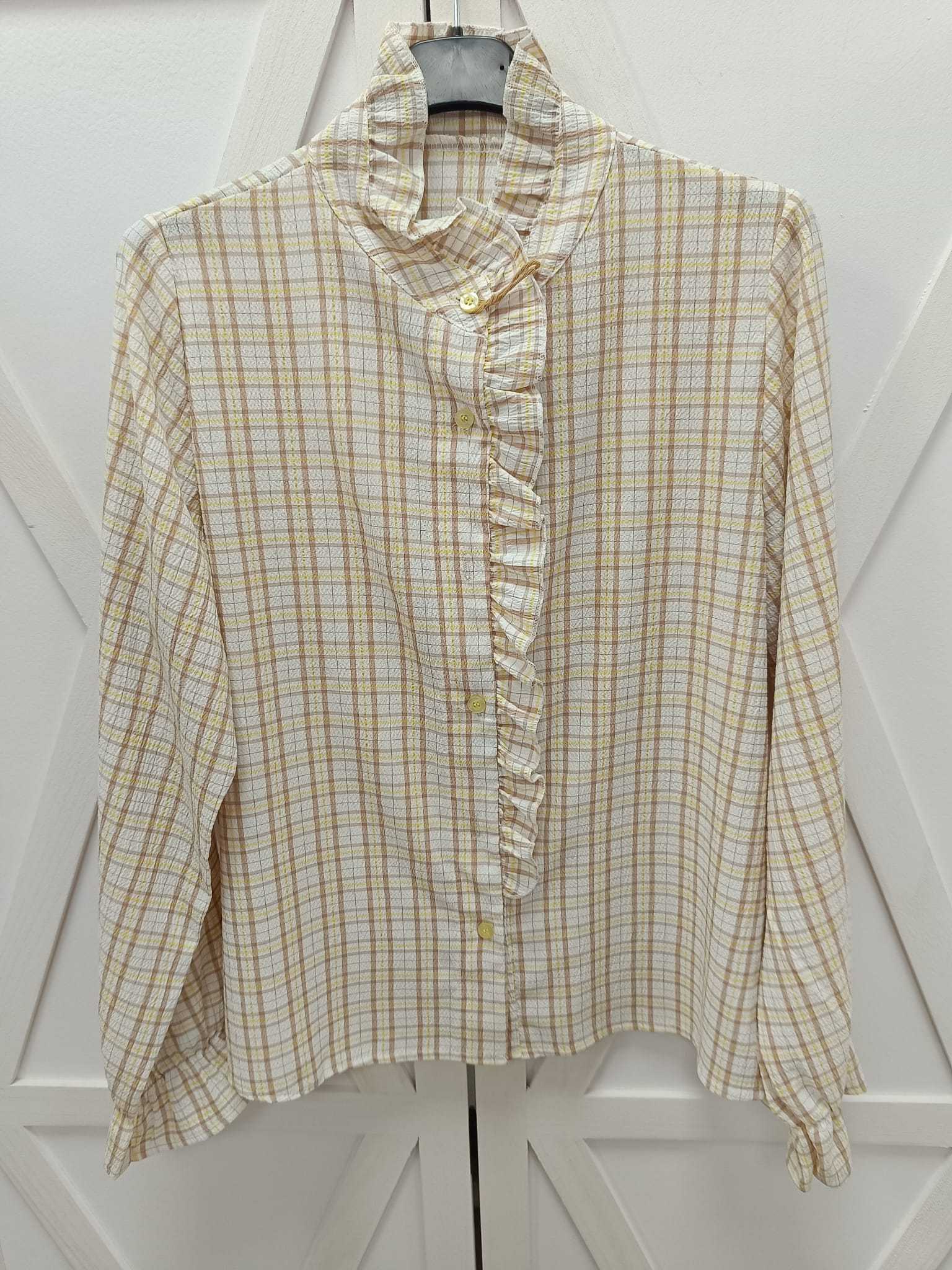 BLUSA LARA CUADRITOS 