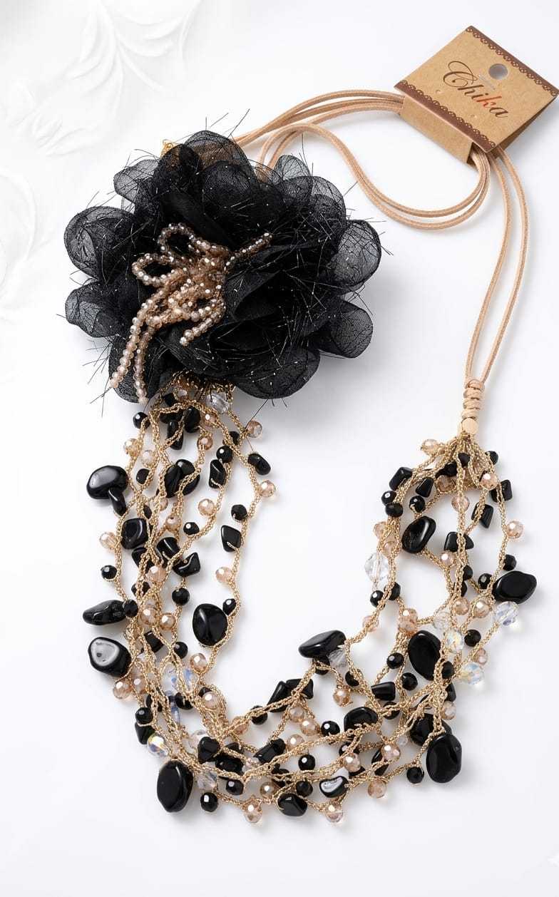 COLLAR FLOR NEGRA 2