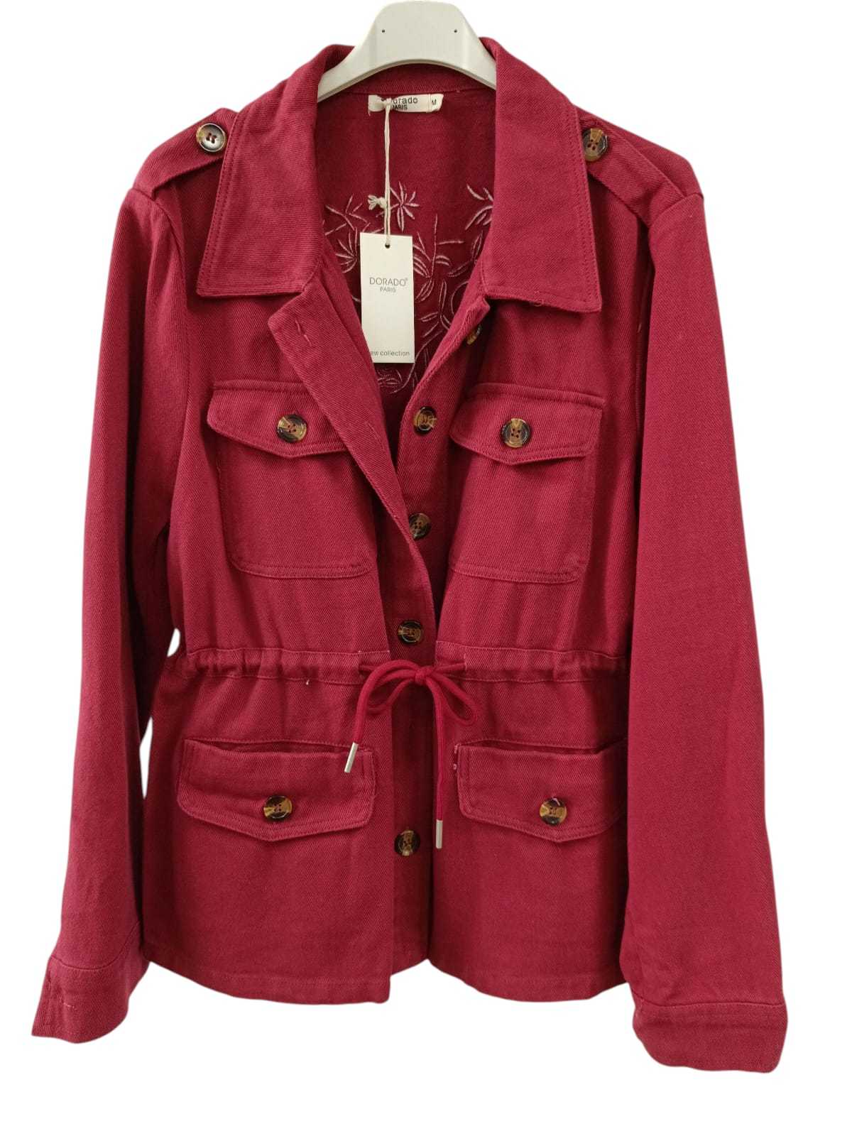 CHAQUETA LONETA BORDADA 