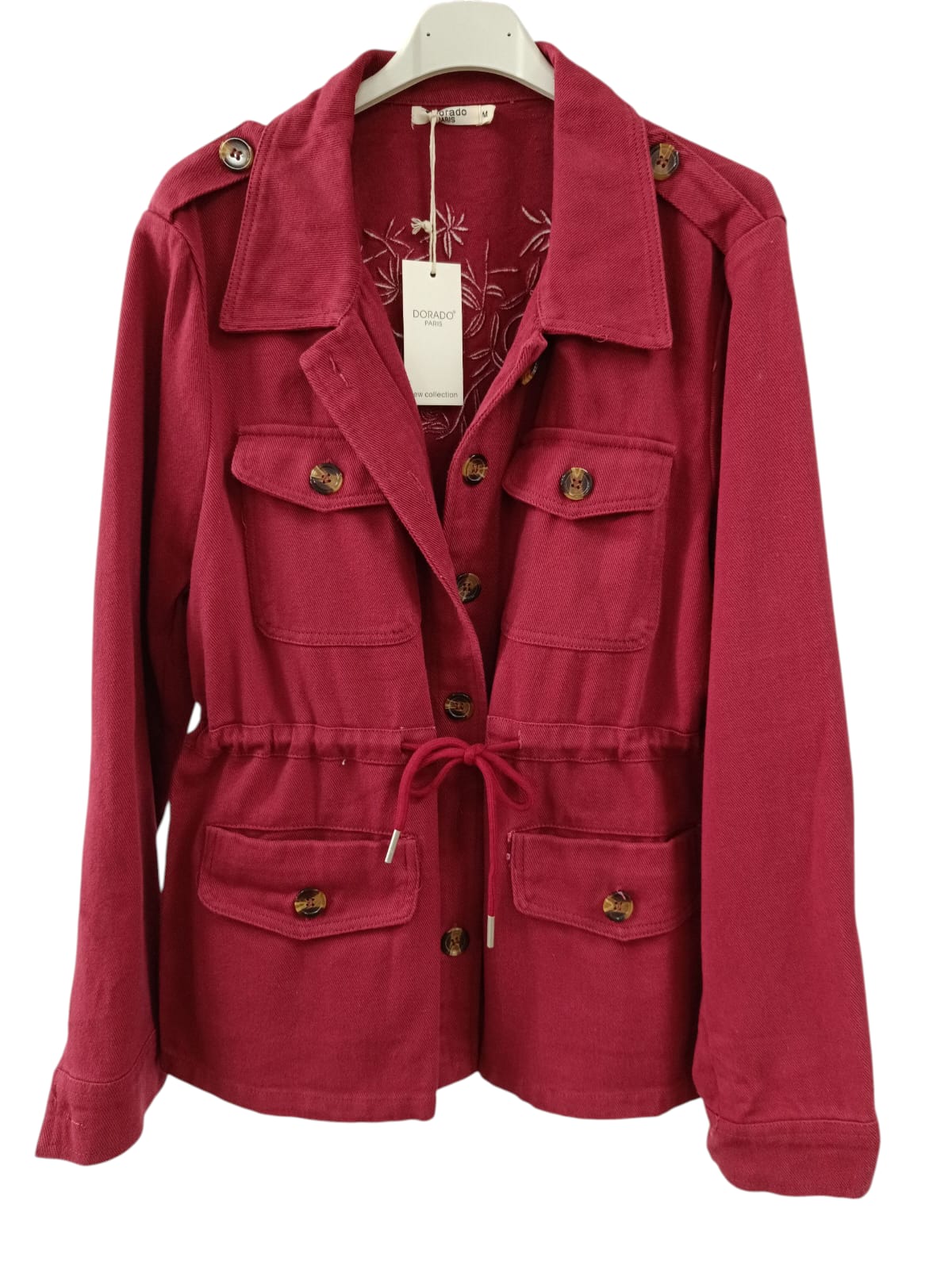 CHAQUETA LONETA BORDADA 