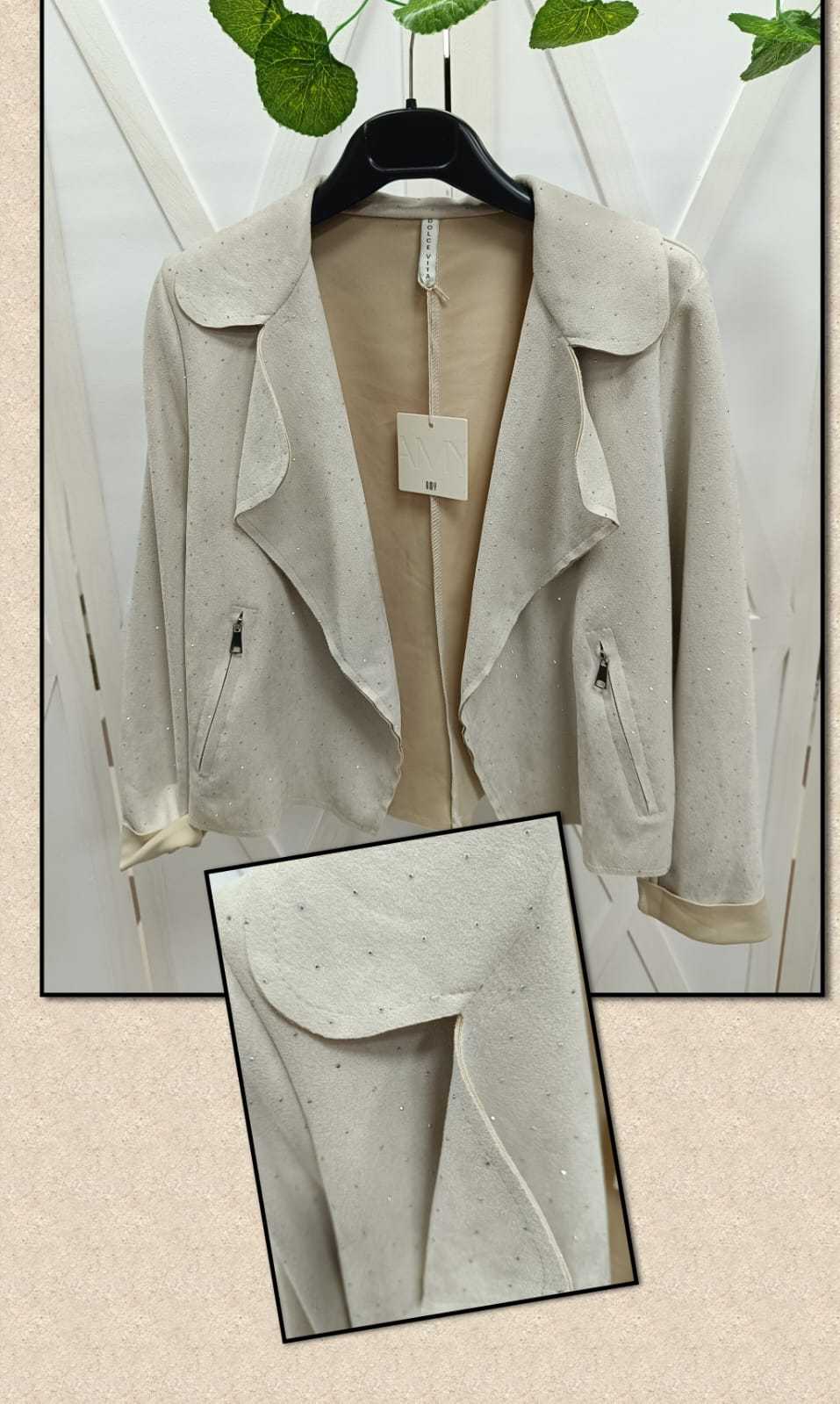 CHAQUETA ANTELINA BRILLO